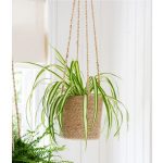 HPJU01 Woven Jute Hanging House Plant Pot