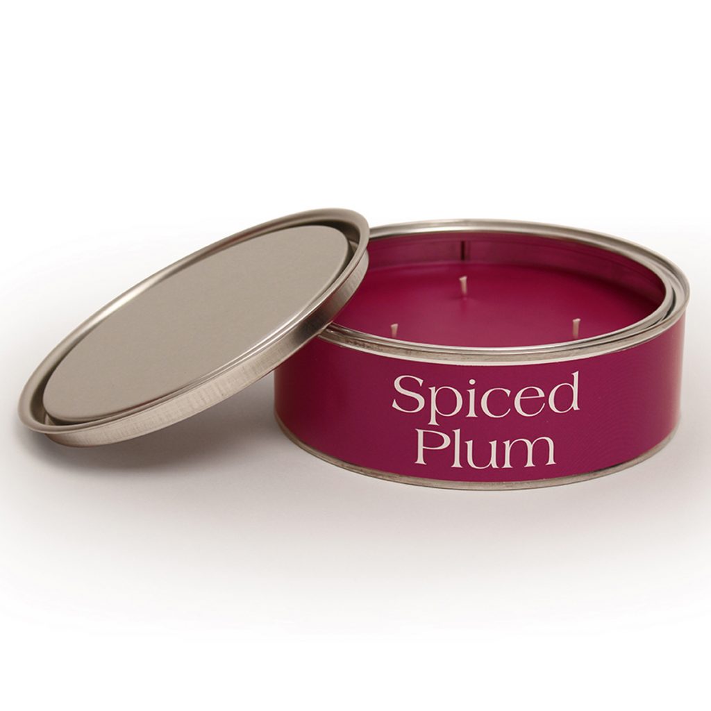 Spiced Plum Triple Wicks CANDLE Tin