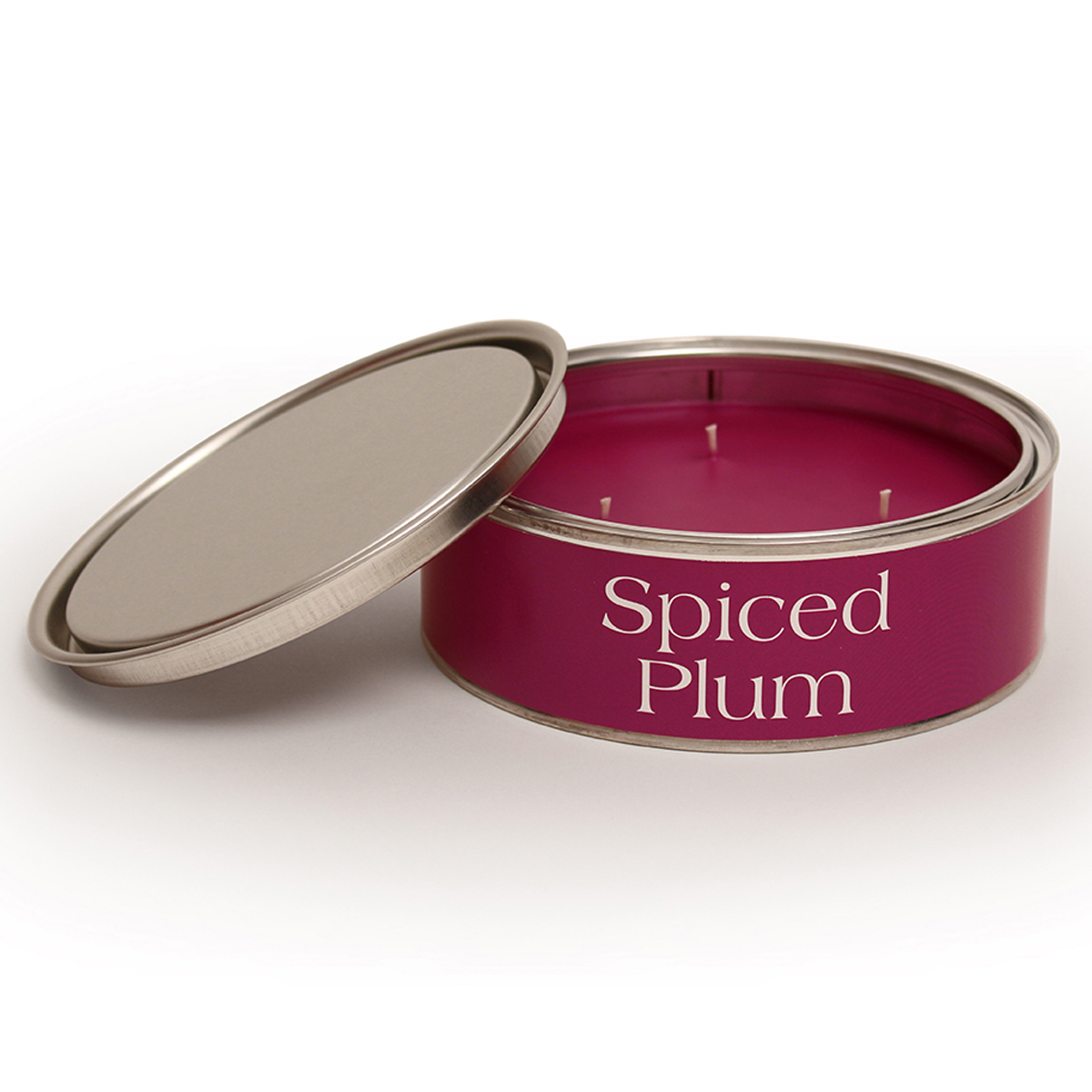Spiced Plum Triple Wicks CANDLE Tin Interior Flair