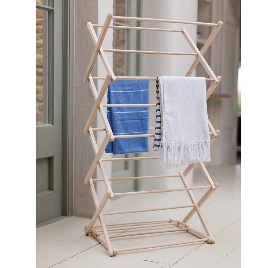 Wooden Beech Folding Clothes Horse a