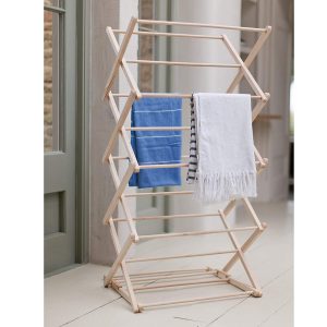 Wooden Beech Folding Clothes Horse a