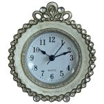 4821 Grey Jewel Edged Round Clock