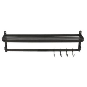 Dark Grey Steel Wall Shelf