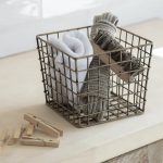 UBAB01 Antique Brass Wire Storage Basket