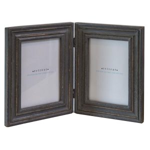 18SS23 a Double Photo Frame GREY Distr