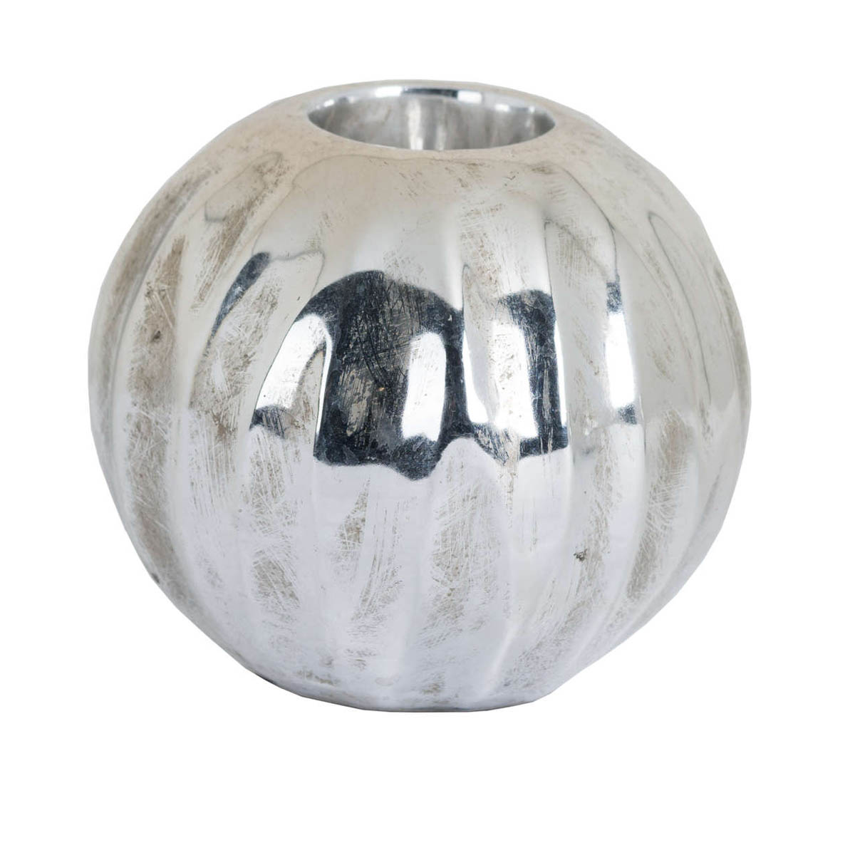 Metallic Round Tealight Candle Holder Interior Flair