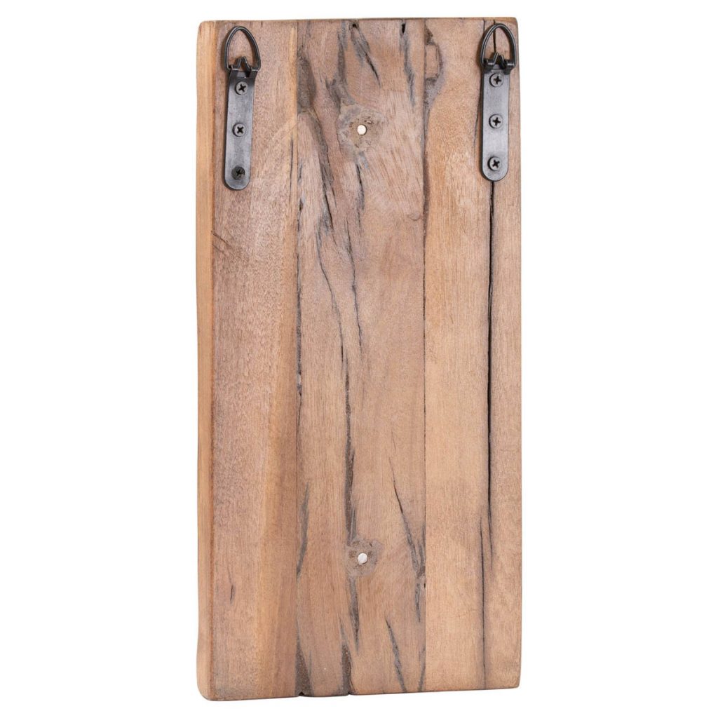 20679-a Reclaimed Wood Grey Candle Sconce