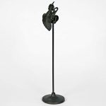 Black Metal Feather 40 cm Clip Stand