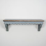 1456 Vintage Grey Scalloped Edge Shelf