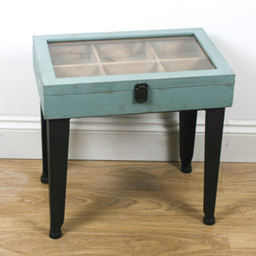 1459 Duck Egg Blue Trinket Table