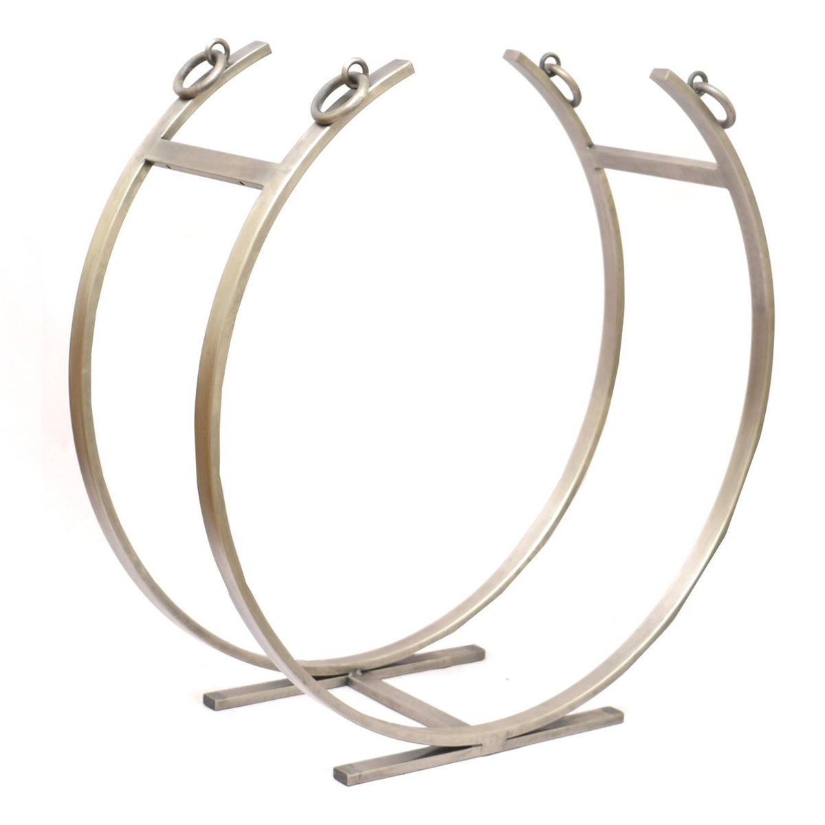 Pewter Grey Fireplace Round Holder Interior Flair