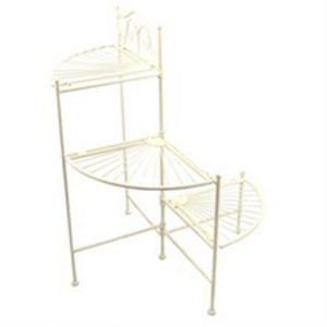 4209 Antique Style Cream Etagere Shelves