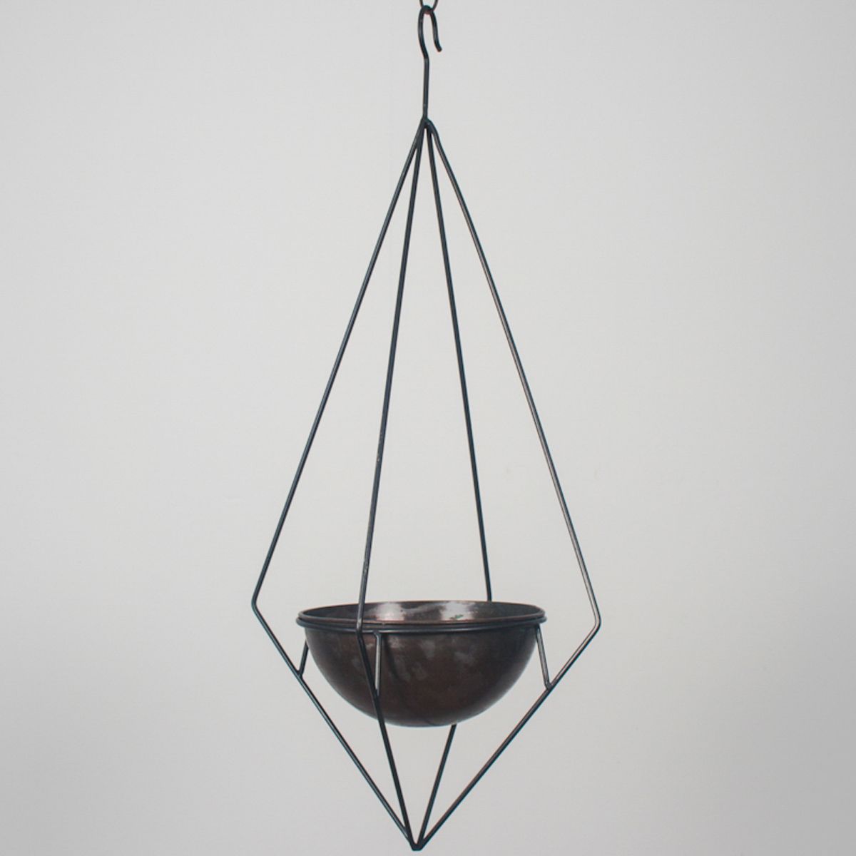 Black Hanging Planter