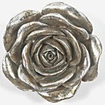5318 Pewter Grey Rose Wall Decoration