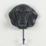 5361 Dachshund Dog Brown Wall Hook