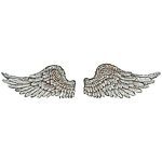5379 Silver Angel Wings Wall Decoration