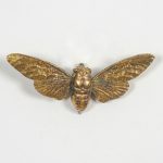 5406 Large Gold Bee Wall Decoration