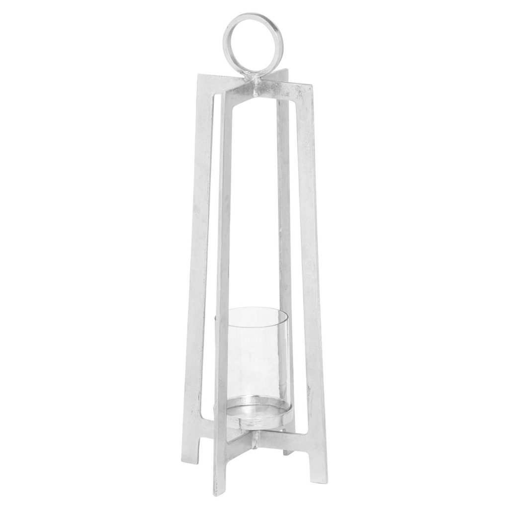 21323 Large Loop Silver Candle Lantern