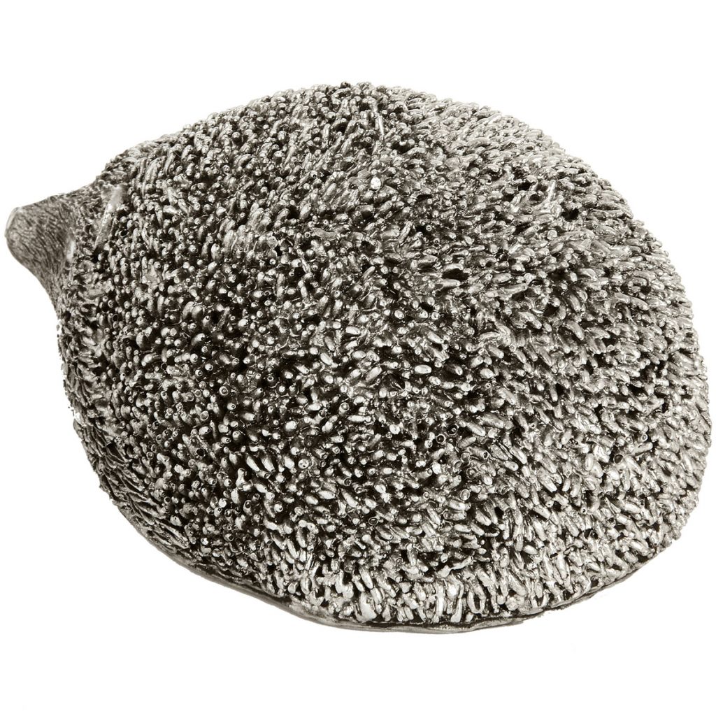16949-b Antique Silver Grey Hedgehog Ornament