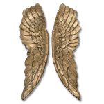 18581 Pair of Large Gold Angel Wings
