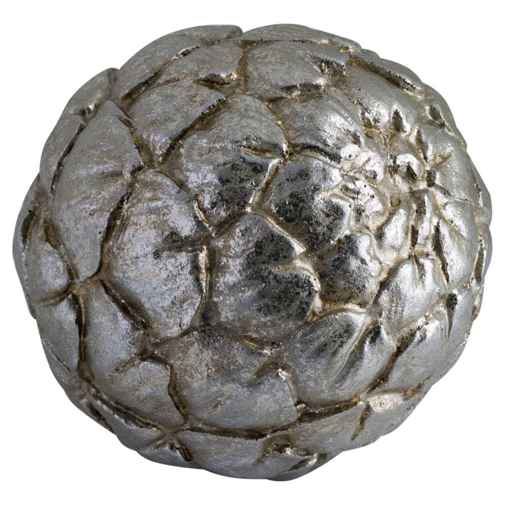 19831-a Silver Artichoke Decoration