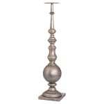 20285 Extra Large Silver Candle Holder