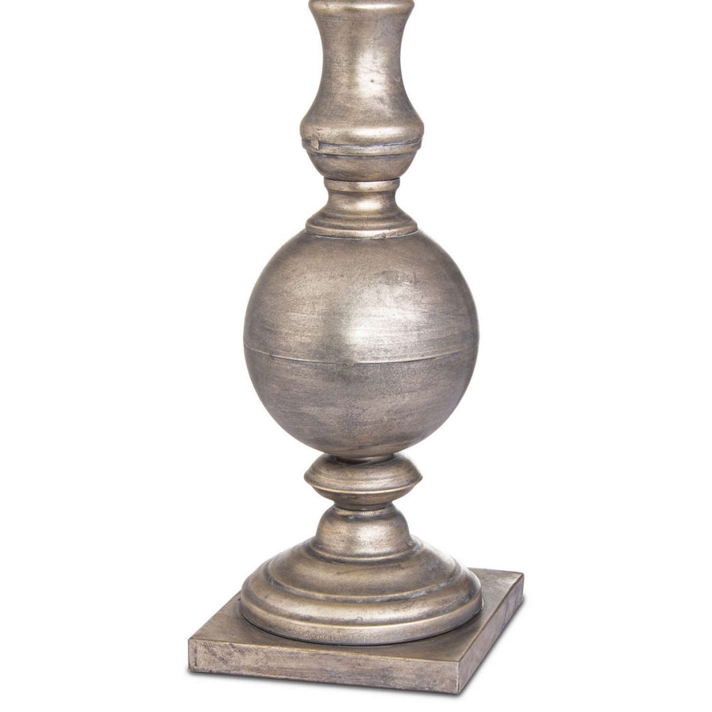 0285-a Extra Large Silver Candle Holder