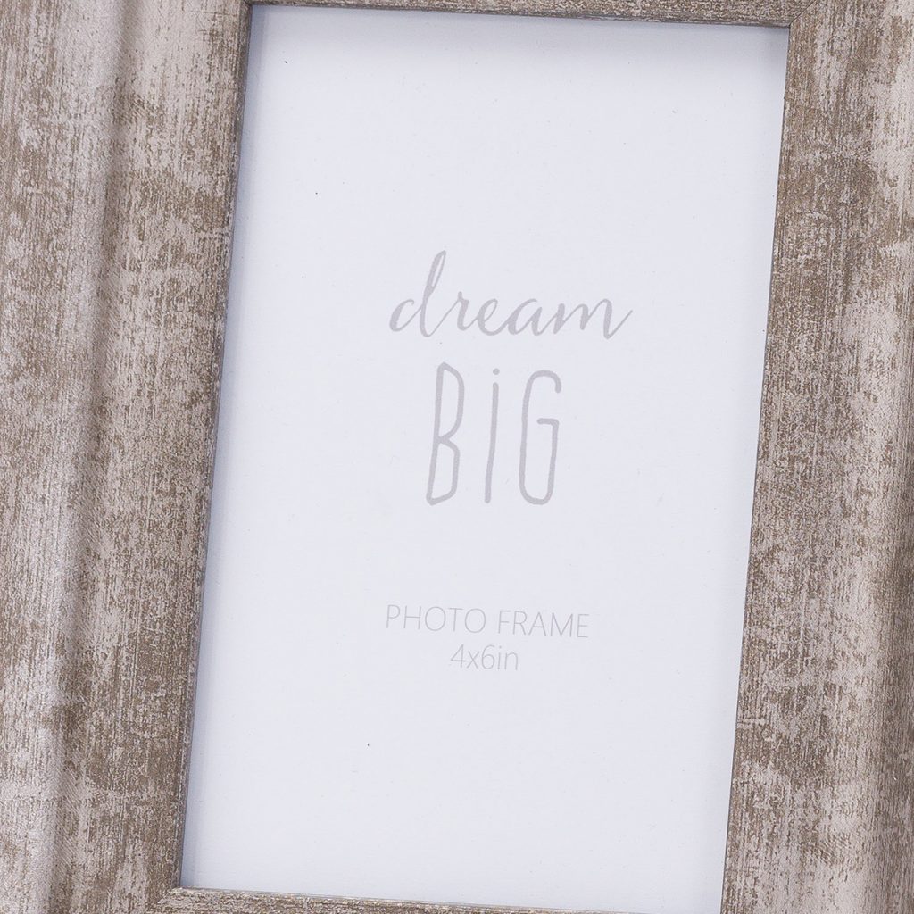 20833-a Matt Silver 4 x 6 Photo Frame