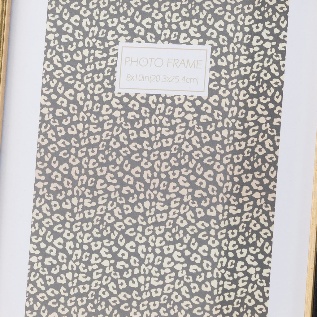 20850-a Black Velvet Gold Metal 8 x 10 Frame