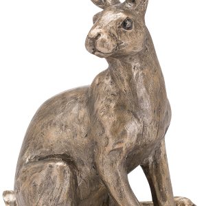 21058-a Sitting Hare Bronze Ornament