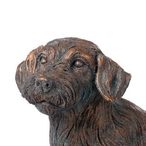 21294-a Copper Wire Haired Dachshund Ornament