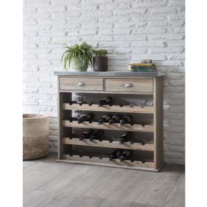 AWWS01 Aldsworth Grey 32 Bottle Wine Store