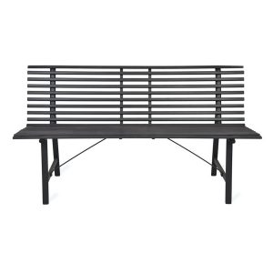 BECN02_Classic Dark Grey Garden Bench