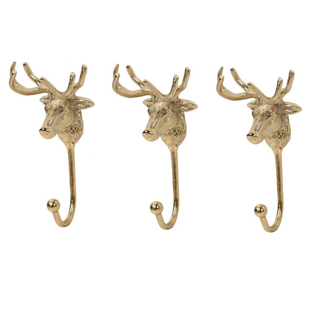 BRX055 Country Style Stag Gold Hooks