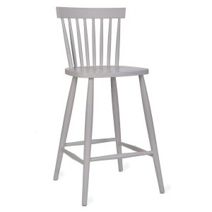 BSBL01_Tall White Spindle Bar Stool