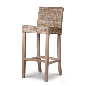 BSRA01 Hand Made Rattan Teak Bar Stool