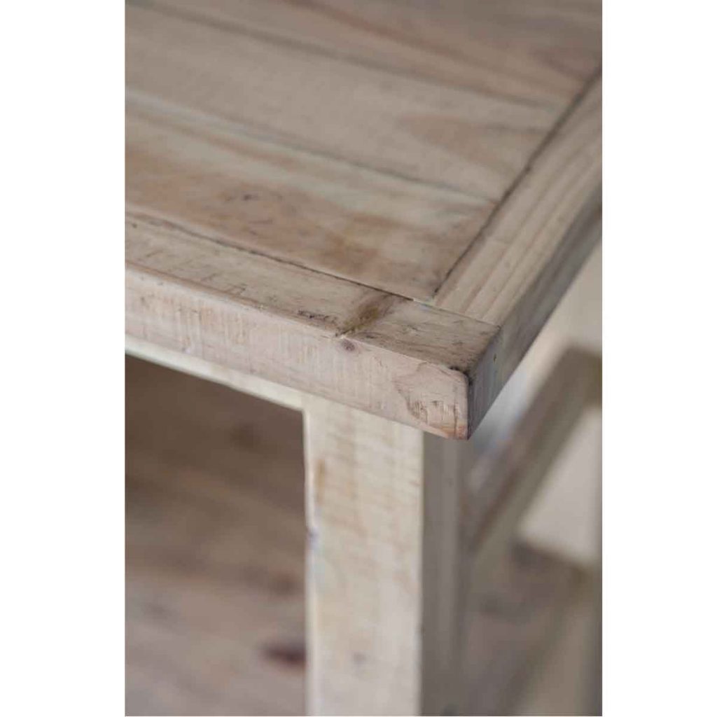 Wide Rustic Pine Shelving Unit Interior Flair