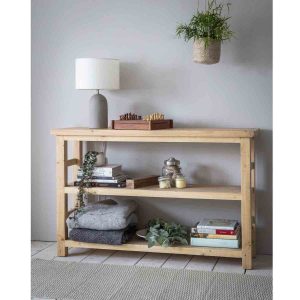 BVSU01 a Wide Brookville Pine Shelving Unit