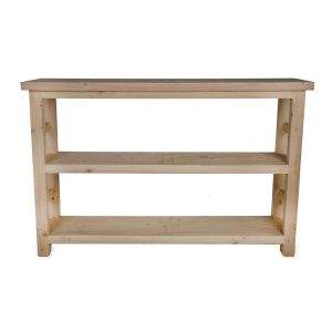 BVSU01_Wide Rustic Pine Shelving Unit