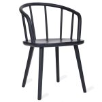 HAS01_Grey Wooden Carver Chairs Set of 2