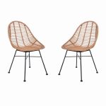 CHRA07_Pair Weatherproof Bamboo Scoop Chairs