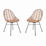 CHRA07_Pair Weatherproof Bamboo Scoop Chairs