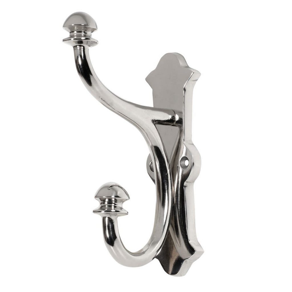 KNG300 Sturdy Silver Metal Wall Hook