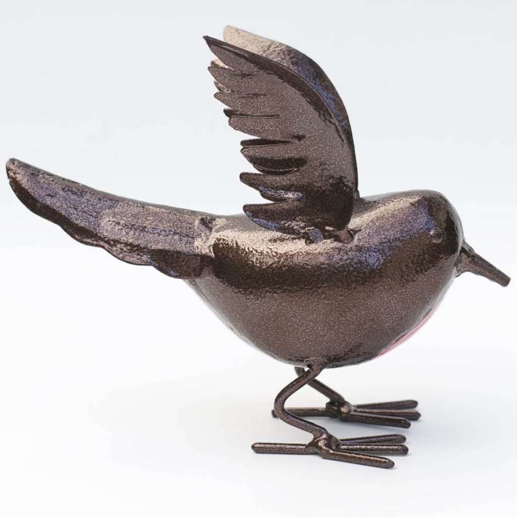 1 Rustic Flying Robin Watering Can
