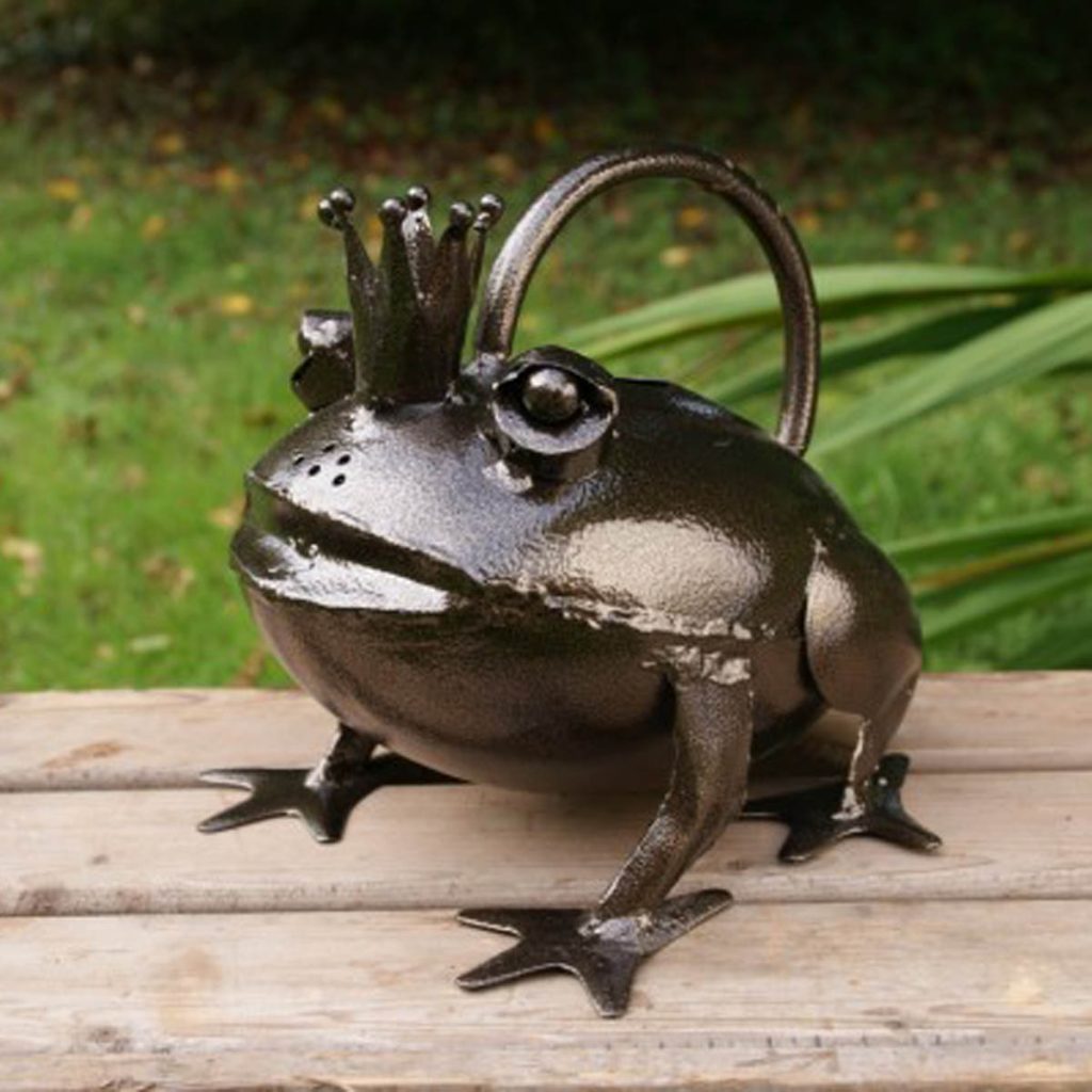 420042_Hand Crafted Frog Prince Watering Can