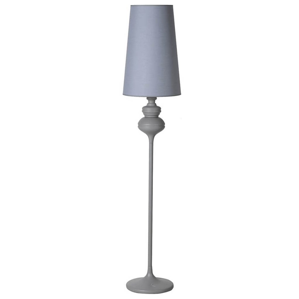 KEN107 Vintage Style Grey Shaped Floor Lamp