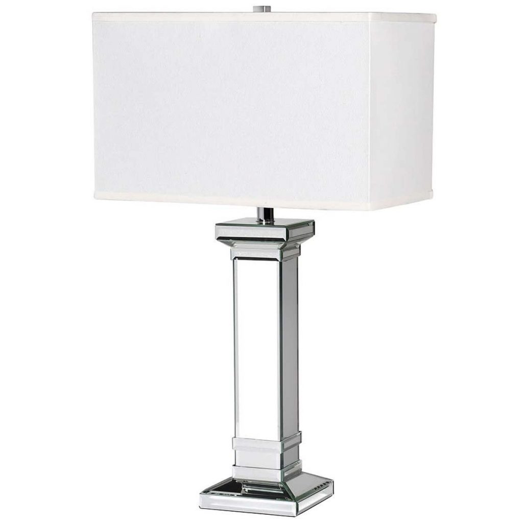 MX157 Square Glass Column Table Lamp