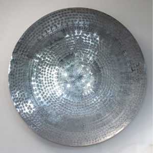 16SS06 a Large Silver Ornament Wall Art
