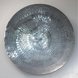 16SS06 a Large Silver Ornament Wall Art