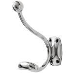 17522 Silver Chrome Coat Hanger Hook